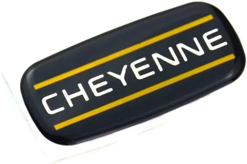 Vista 5 de 1 pieza de repuesto para pilar de techo con logotipo de Cheyenne para Silverado Chevrolet 88-07 (negro rojo cromado)