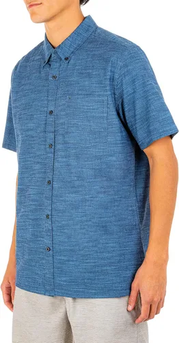 Vista 3 de Hurley One Only - Camisa de manga corta abotonada para hombre
