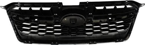 Vista 5 de Evan Fischer Conjunto de rejilla compatible con Subaru Impreza 2012-2014 con provisión de emblema, carcasa plateada con inserto negro