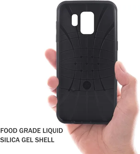 Vista 6 de Funda para Samsung Galaxy S9 de goma suave y delgada, resistente a los golpes, resistente, ligera, flexible, antideslizante, ajuste delgado, funda