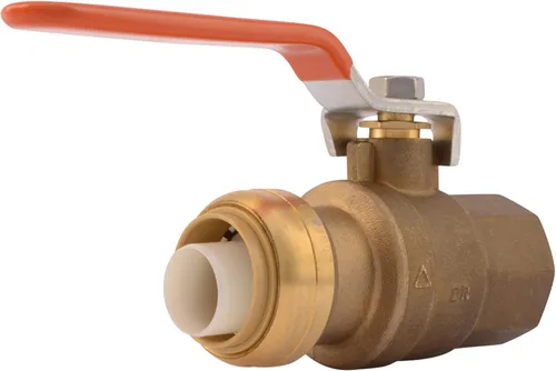 Vista 7 de SharkBite Válvula de bola máxima de 3/4 x 3/4 pulgadas con conector FNPT, empuje para conectar accesorios de plomería de latón, tubo PEX, cobre