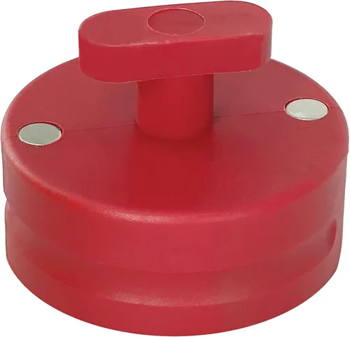 Vista 5 de Potauto Almohadilla magnética universal de nylon PA6 con ranuras, almohadilla para gato con pinchos y soldadura (ancho de ranura 0.39 pulgadas)