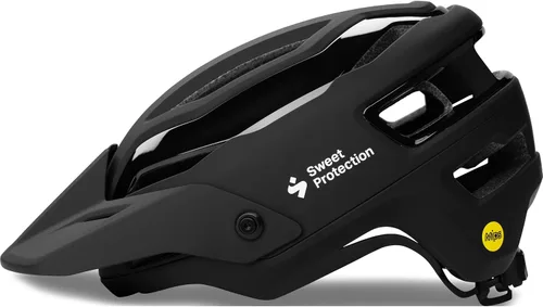 Vista 2 de Sweet Protection Trailblazer MIPS - Casco de ciclismo avanzado con visera ajustable, tecnología de carcasa variable y ventilación superior Mate negro