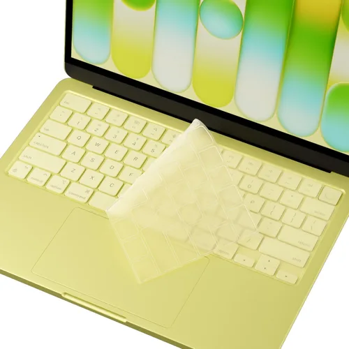 Vista 16 de ProElife Funda de teclado para MacBook Neo de 13 pulgadas A18 Pro A3404 Azul Degradado