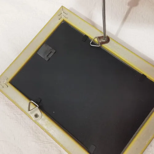 Vista 5 de 200 ganchos de fotos de anillos en D resistentes, anillos en D de doble agujero con tornillos a granel para colgar fotos, pinturas, obras de arte