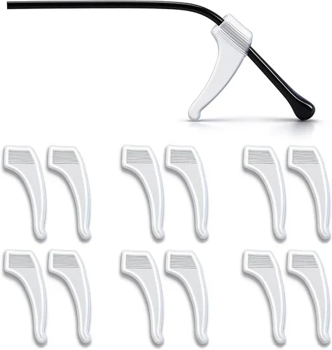 Vista 10 de SooGree Antideslizante para gafas con gancho cómodo de silicona para patillas, retenedor de manga, gafas de sol