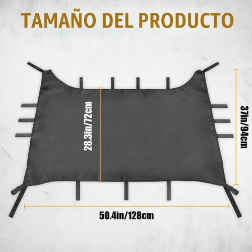 Vista 8 de MFC Cubierta de lona suave compatible con UTV Can-Am Maverick X3 2017-2024 2 puertas techo suave parasol