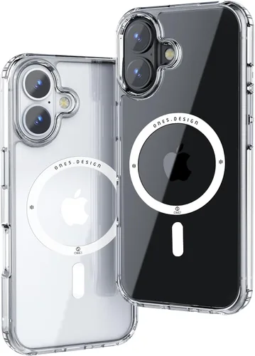 Vista 41 de ONES Funda delgada transparente para iPhone 8 Plus/7 Plus, PC + TPU híbrido, protección contra caídas de grado militar [antiamarillamiento], funda