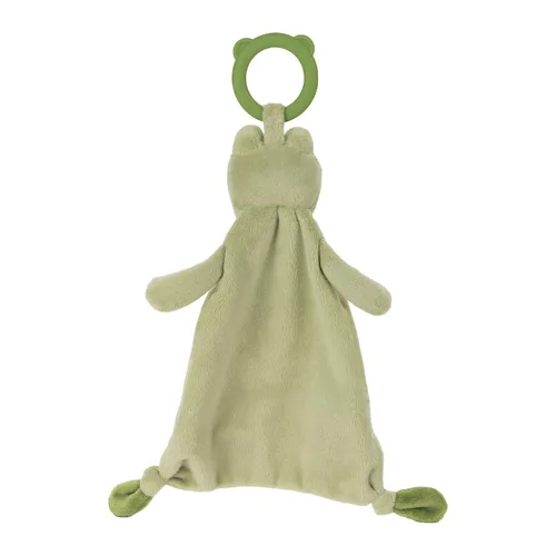 Vista 4 de GUND - Palillo de dientes para bebé, Ensley Alligator Mordedor de peluche y manta de seguridad, verde, 13 pulgadas