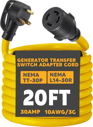 Vista 23 de Kanayu Cable adaptador de interruptor de transferencia de generador NEMA TT