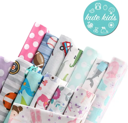 Vista 4 de Kute Kids - Juego de sábanas supersuave, fabricado con diseños y personajes especiales, incluye funda(s) para almohada en tamaño Twin, Full y Queen