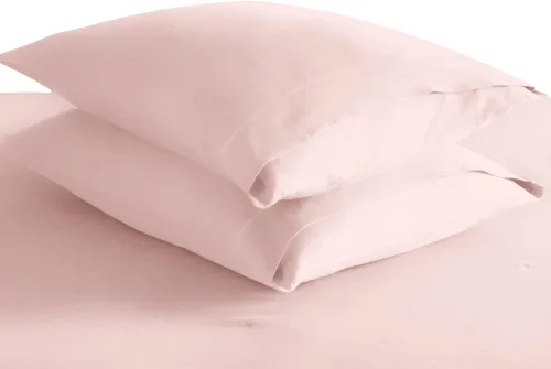 Vista 78 de Juego de 2 fundas de almohada de 100 % algodón puro, tamaño King, color plateado, lujosas fundas de almohada de algodón de fibra larga de 400 hilos