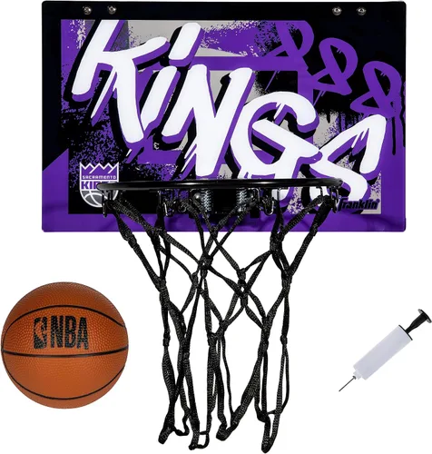 Vista 15 de Franklin Sports NBA Team Over the Door Aros de Baloncesto - Mini Aro de Baloncesto Interior para Niños + Juego de Pelota - Mini Aros para Fanáticos