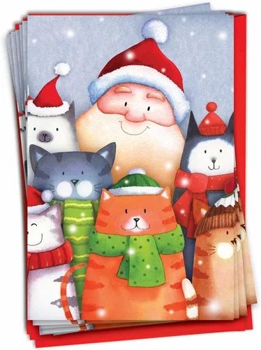 Vista 11 de The Best Card Company Paquete de 12 tarjetas de felicitación de Navidad con sobres, vacaciones de humor para hombres y mujeres
