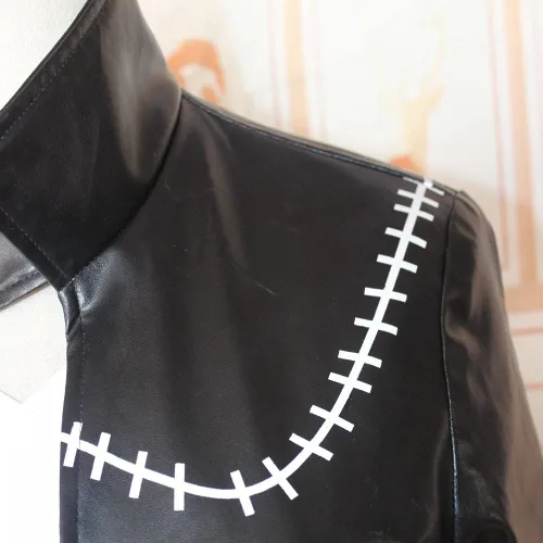Vista 8 de My Hero Academia - Disfraz de cosplay de Dabi para cosplay, chaqueta negra, uniforme de Halloween
