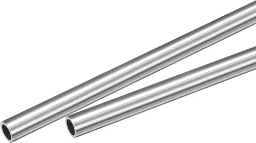 Vista 33 de uxcell Tubo capilar del acero inoxidable 304, tubería gruesa del metal de la longitud de la pared de 820.2 ft m del OD 18.0 ft m x 0.7 ft m