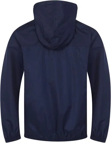 Vista 3 de Chaqueta de ducha oficial del FC Barcelona para niños Azul marino