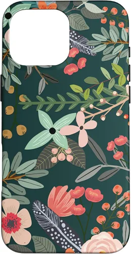 Vista 19 de Cute Colorful Garden Botanical Floral Pattern Case for iPhone 17