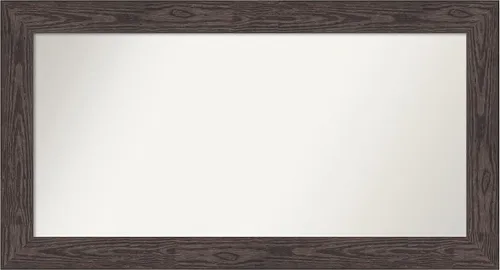 Vista 93 de Amanti Art Espejo personalizado, espejo de baño negro puente, espejo de pared o espejo de tocador de baño sobre el fregadero (26 x 26 pulgadas)