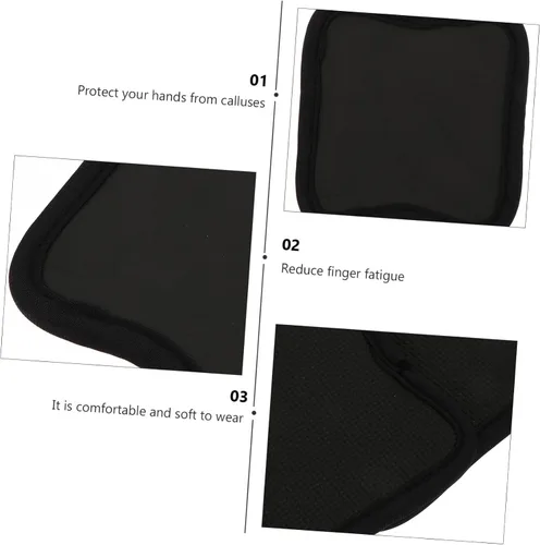 Vista 6 de BESPORTBLE 2 pares de almohadillas de mano para hombre, almohadilla de agarre de mano desnuda, accesorios de gimnasio para hombre, guantes de mano