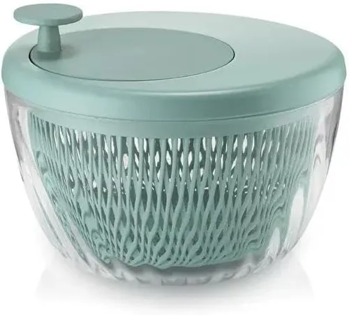 Vista 6 de Guzzini Twist & Dry Ensalada Spinner, Azul 170900134