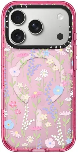 Vista 67 de CASETiFY Impact iPhone Air Case [Delgada/Compatible con Magsafe / 8.2 ft. Protección contra Caídas de Grado Militar 4X] - Lazos - Rosa Arcos