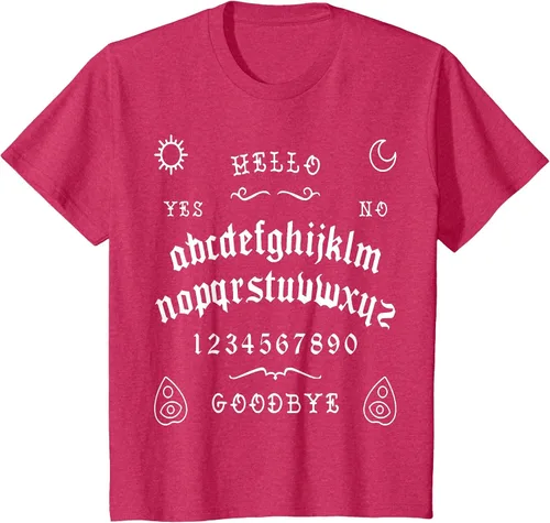 Vista 36 de Camiseta inspirada en la tabla Spirit Board Ouija Asphalt Grey