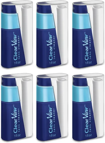 Vista 9 de Kit portátil de limpieza de lentes Clear View – Tamaño de viaje con solución de limpieza premium, spray recargable + paño de microfibra, seguro