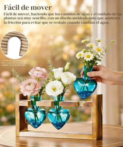 Vista 9 de Nacome Estaciones de propagación de terrarios de plantas: regalos del día de la madre para mamá, amantes de las plantas, mujeres, esposa, hija