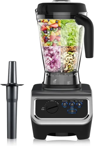Vista 11 de iCucina Licuadora de batidos, licuadora personal para batidos y batidos, tecnología de pulso de 700 W, licuadoras de una sola porción con 2 vasos