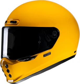 HJC V10 - Casco de motocicleta para hombre, color amarillo profundo/S