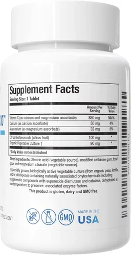 Vista 2 de BIOTICS RESEARCH Bio C Plus 1000 antioxidantes de alta potencia Vitamina C