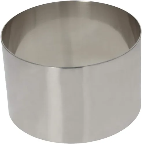 Vista 9 de Utoolmart Molde de pastel de molde de pastel, molde redondo para hornear, 1.969 in de diámetro mini de acero inoxidable sin costura revestimiento