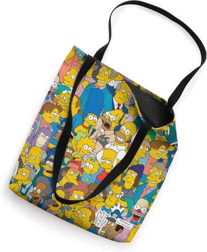 Vista 2 de The Simpsons Springfield - Bolsa de mano con estampado de personajes Blanco 16 pulgadas