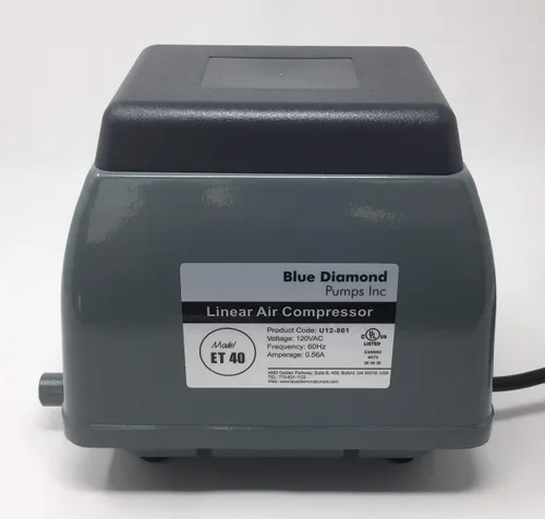 Vista 2 de Blue Diamond Pumps Blue Diamond ET 40 Bomba de aire de diafragma lineal séptico o estanque