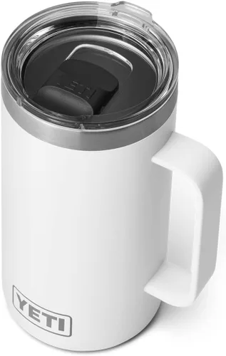 Vista 25 de YETI Rambler - Taza de acero inoxidable aislada al vacío con tapa MagSlider, 24 onzas