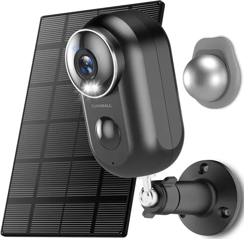 Vista 12 de Cámaras de seguridad ZUMIMALL inalámbricas para exteriores, 2 paquetes, cámaras 2K para seguridad del hogar, cámara para exteriores/interiores
