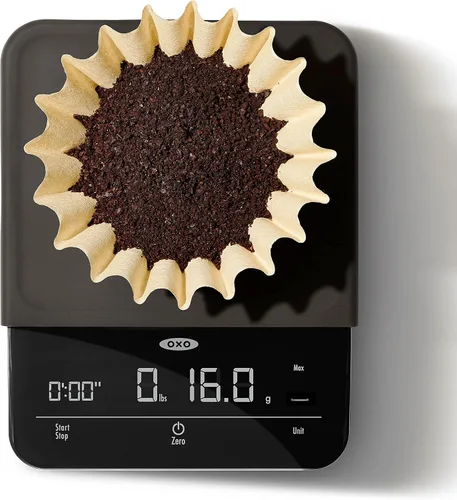 Vista 10 de OXO Brew - Báscula de café de precisión de 6 libras con temporizador, color negro