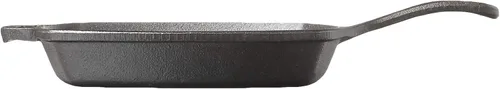 Vista 2 de Jim Beam JB0217 - Sartén cuadrada de hierro fundido de 10.5 pulgadas para parrilla, gas, horno, eléctrico, inducción y vidrio, color negro
