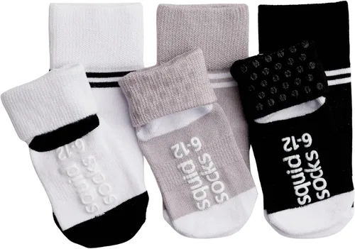 Vista 35 de squid socks Calcetines de viscosa de bambú 0-6M, 6-12M, 12-24M y 2T-3T Calcetines que se mantienen puestos
