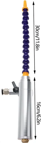 Vista 3 de Mini pistola de aire frío Vortex de 6.299 in Máquina de flujo de aire de enfriamiento seco con tubo flexible para cabezal de máquina