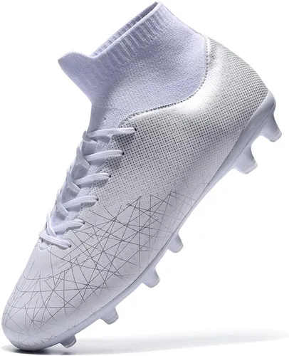 Vista 4 de Tacos de fútbol profesionales para hombre, zapatos de entrenamiento con picos altos, transpirables, atléticos, botas de fútbol para exteriores e