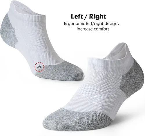 Vista 5 de Gonii Ankle Socks Womens Running No Show Socks Compression Athletic Low Socks 5-Pairs