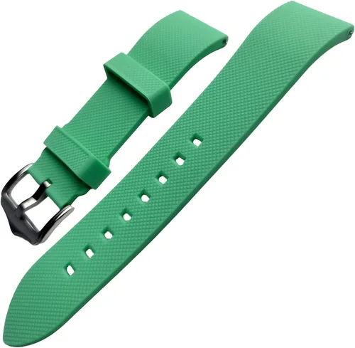 Vista 4 de Ocdin Correa de reloj de 0.866 in de repuesto para Blancpain X Swatch con llave hexagonal de liberación rápida de silicona compatible con Bioceramic