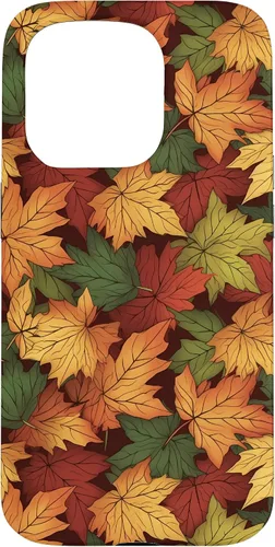Vista 14 de iPhone 16 Follaje Reunión de hojas de otoño temporada caso