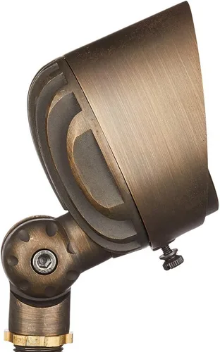 Vista 2 de VOLT G4 Infiniti - Foco LED de latón fundido de 12 V (bronce) para exteriores, 500 lúmenes, 2700 K, blanco cálido para iluminación de paisaje