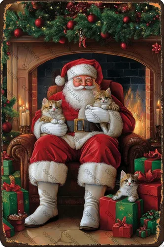 Vista 11 de CCPARTON Carteles de Feliz Navidad Graciosos Cartel de Hoja de Estaño para Decoración del Hogar Interior Jardín Patio Exterior Porche 8x12 Pulgadas