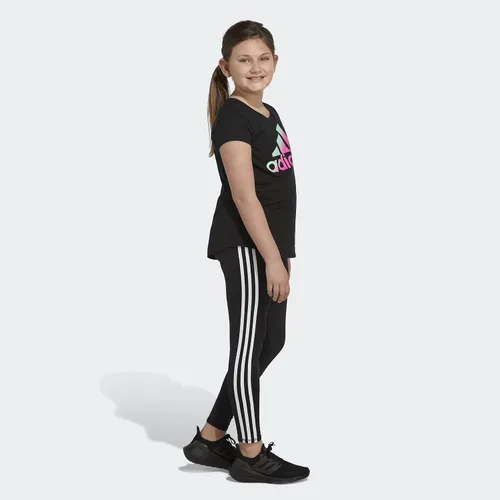 Vista 5 de adidas Leggings ajustados Super Star para niña Negro