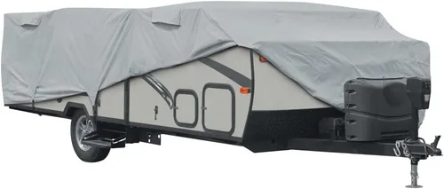 Vista 13 de Classic Accessories Over Drive PermaPRO - Funda plegable para remolque de campamento, se adapta a 8 pies a 10 pies de largo, funda para cámper