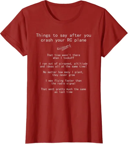 Vista 68 de Cosas que decir cuando te estrellas con tu camiseta RC Plane hobby